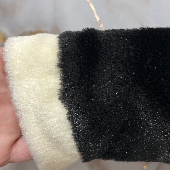 Fuzzy Wear Kitty Jacket Long Sleeve Button Up Black Size 12 - 18 M - Picture 10 of 10